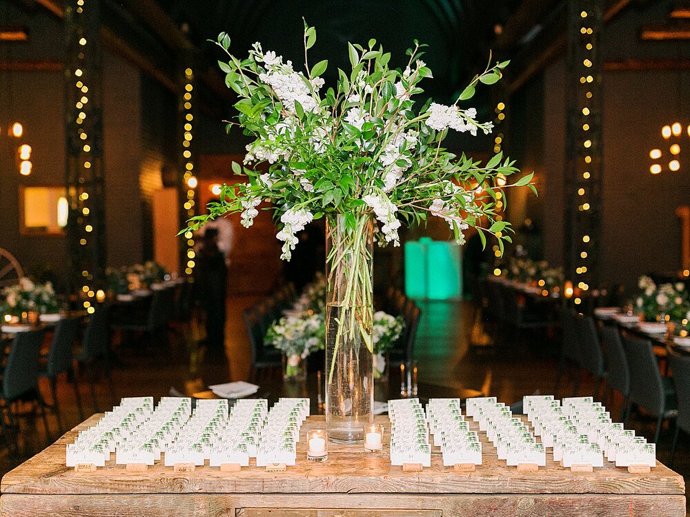 seating cards for NYC wedding reception | Tri-State area wedding venues photographed by Asher Gardner Photography