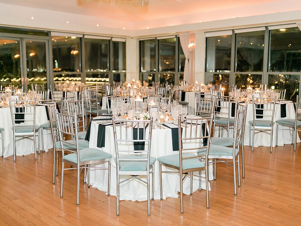 wedding reception at Battery Gardens | Tri-State area wedding venues photographed by Asher Gardner Photography