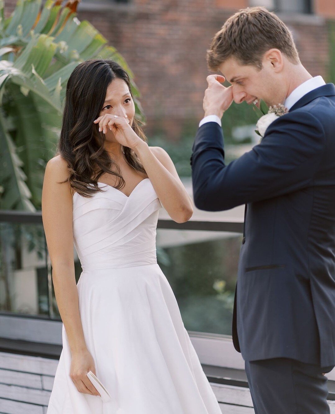 Nothing is better on the wedding day than capturing genuine, overwhelming emotion. I love a first look, and the intimacy really amps up when you choose to exchange your vows privately before doing so publicly during the ceremony. ⁠
⁠
&quot;If I had t