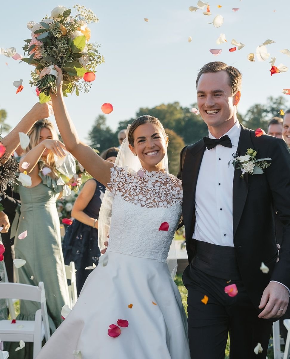Hands in the air. It's a signature, mostly involuntary, move on the wedding day and nobody is mad about it. ⁠
⁠
Planner: @coppercricketevents⁠
Florist: @stemsandco⁠
Beauty: @alena.artistry⁠
Band/DJ: @phillysfinestband⁠
Videography: @katia_repina⁠
Inv