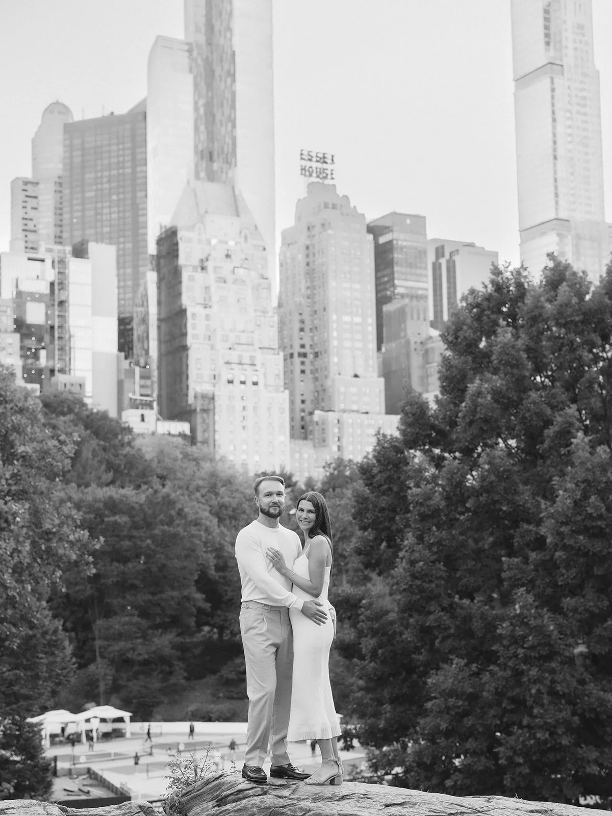 Sunset Engagement Session in Central Park