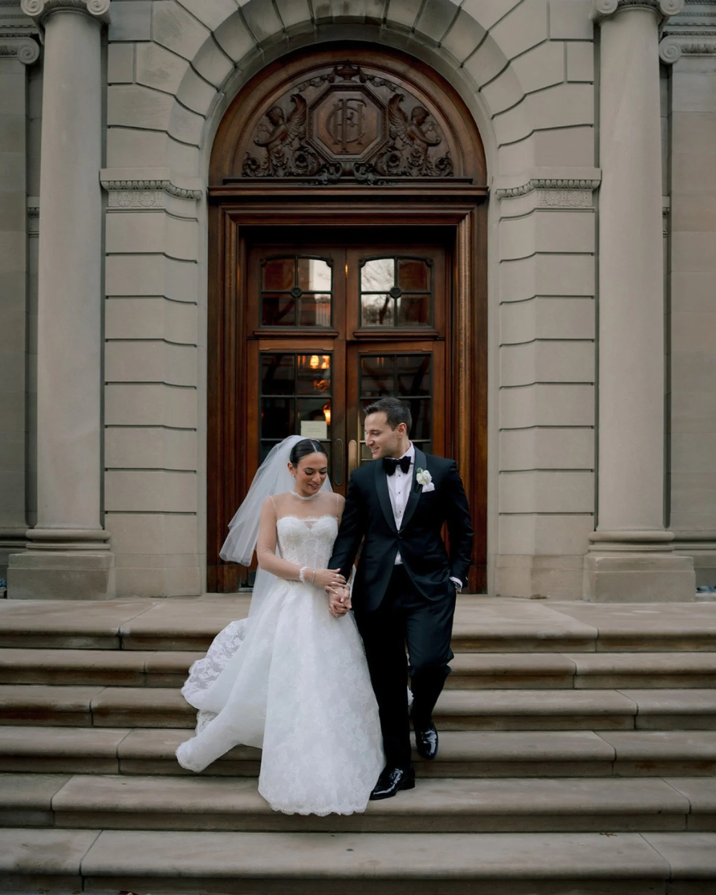Manny &amp; Katherine at Gotham Hall 🤍

Vendors: 
Gotham Hall 
Venue @gothamhallny
Planner @eventfuldays
Florist @pedestalsfloraldecorators
Makeup artist @gcglam_
Hairstylist @mervatbridals
Entertainment @elementmusicnyc
Invitations  @inklinations
D