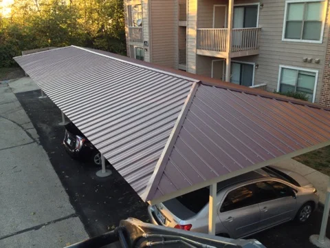 Even Gable Hip End Carport Structures Corp