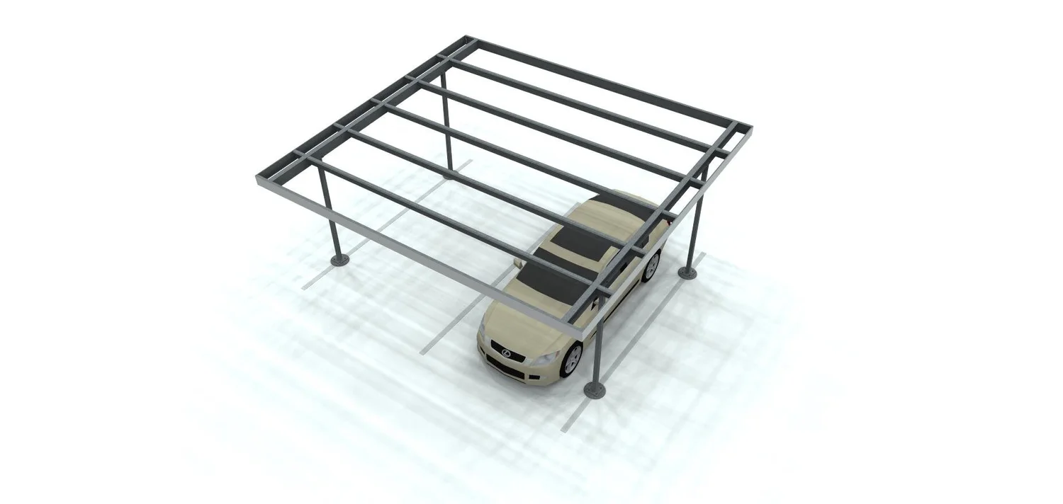 Flat Top Carport Kit Carport Structures Corp