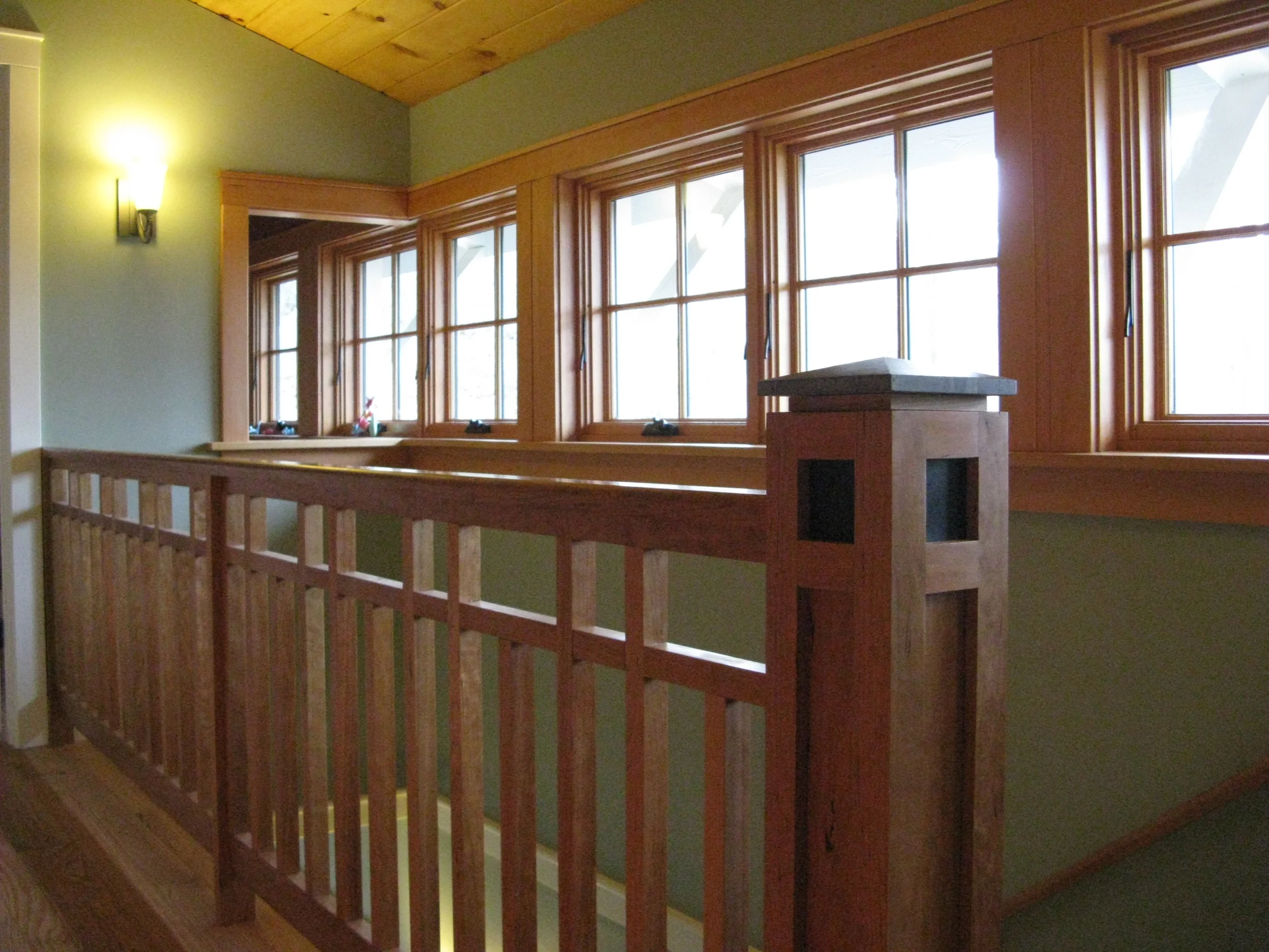 Custom Cherry Railing