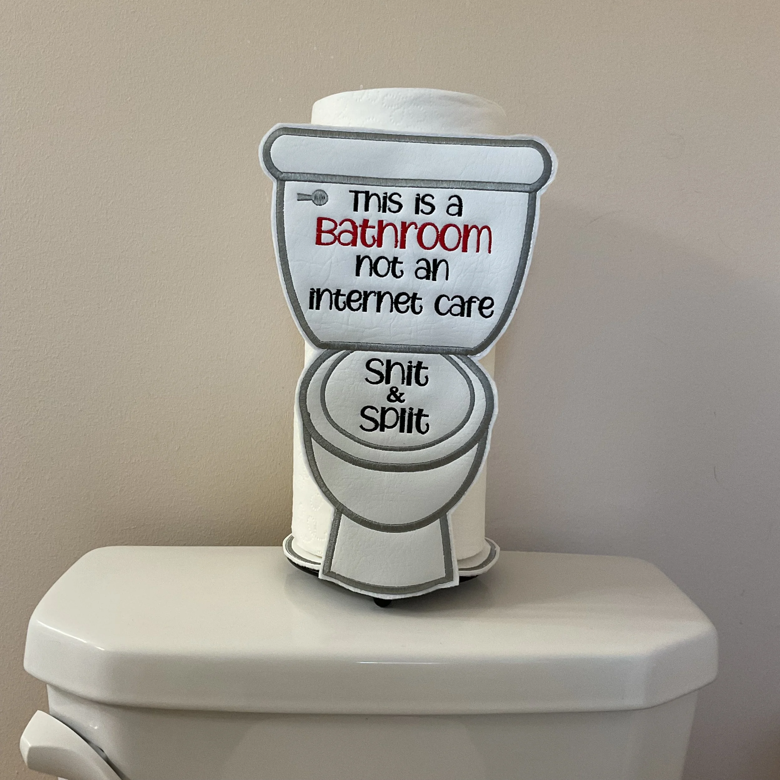 Internet Cafe Toilet Paper Holder Character