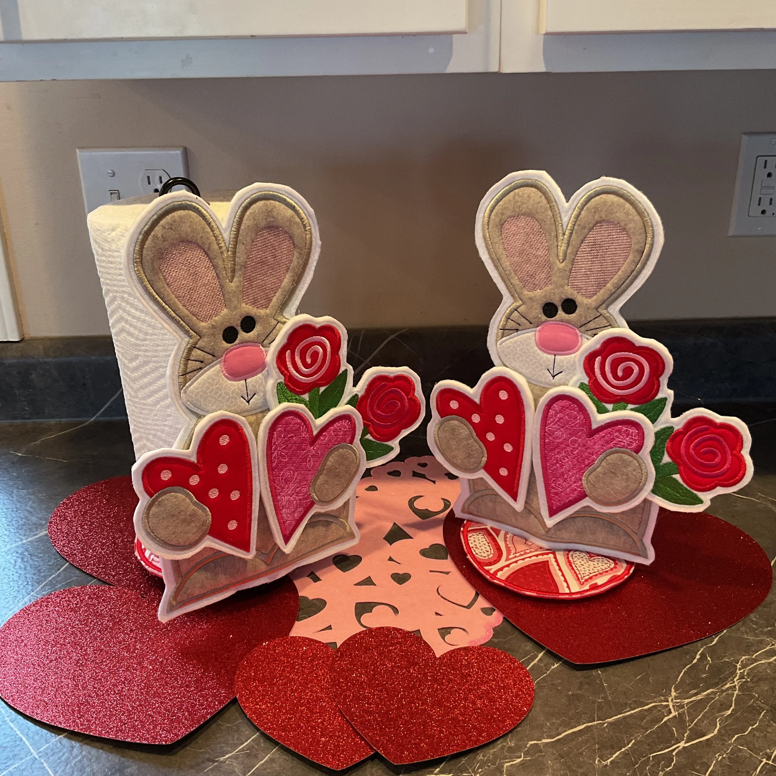 Love Bunny Paper Towel Holder Character