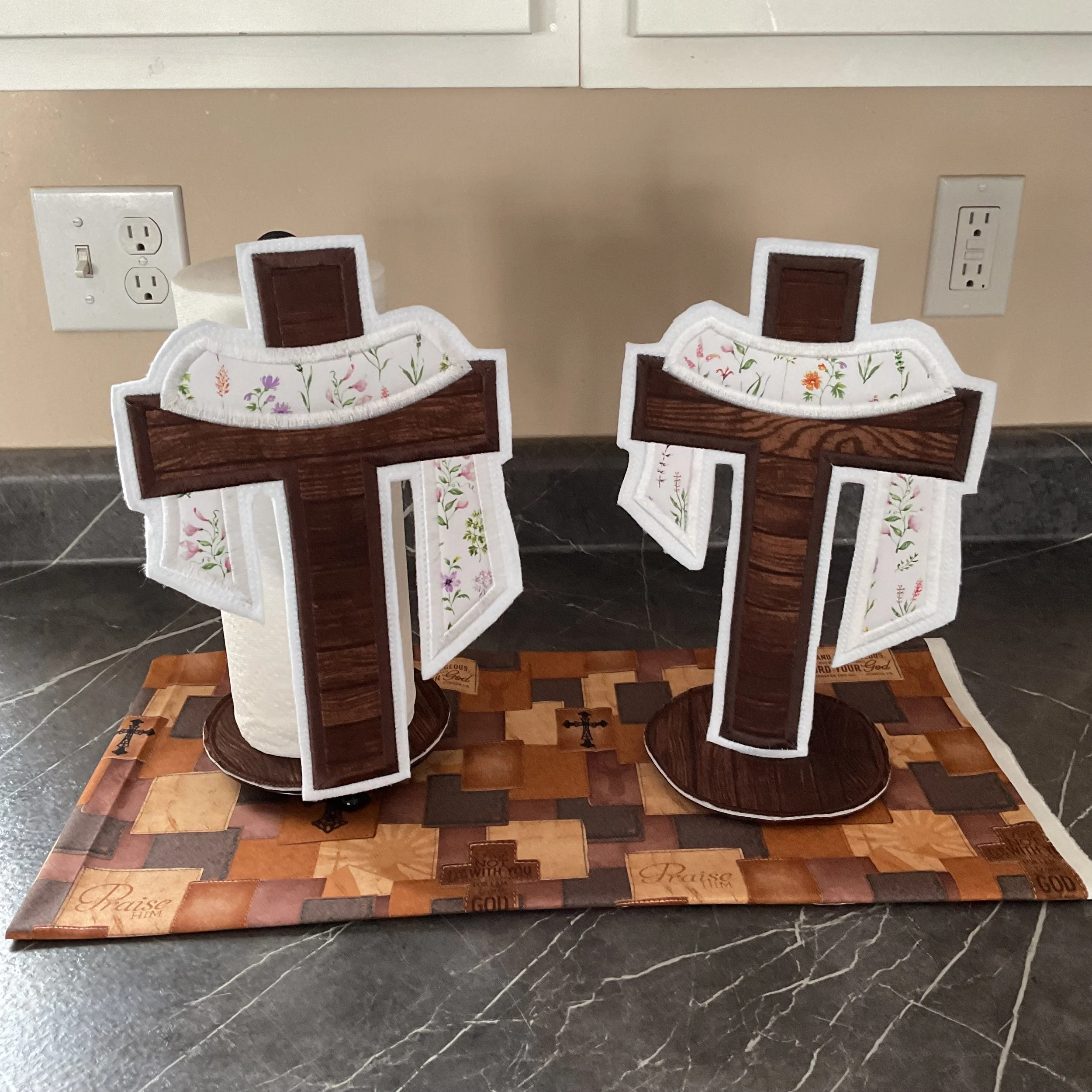 Cross Towel Holder Character