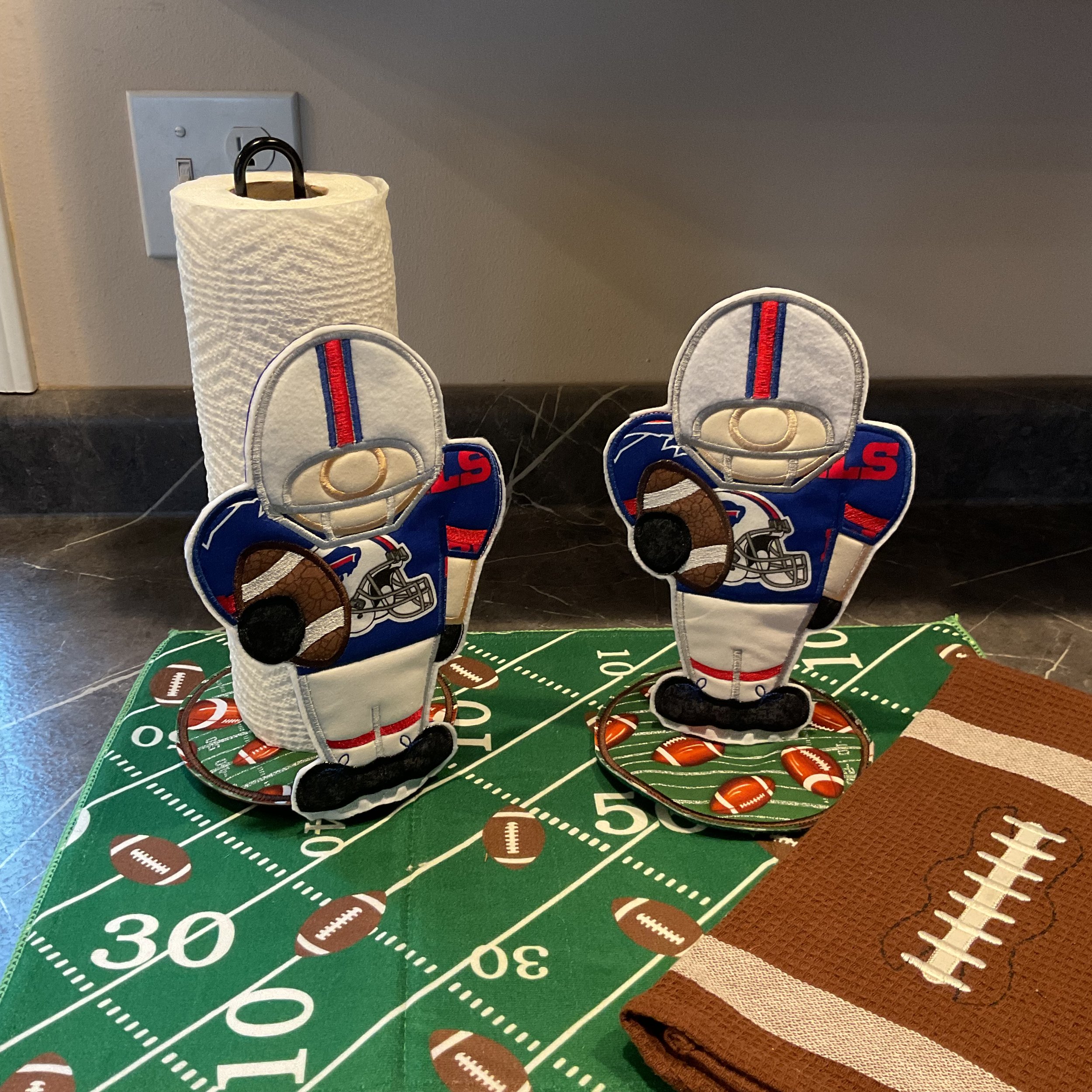 Buffalo Bills Paper Towel Cover Character