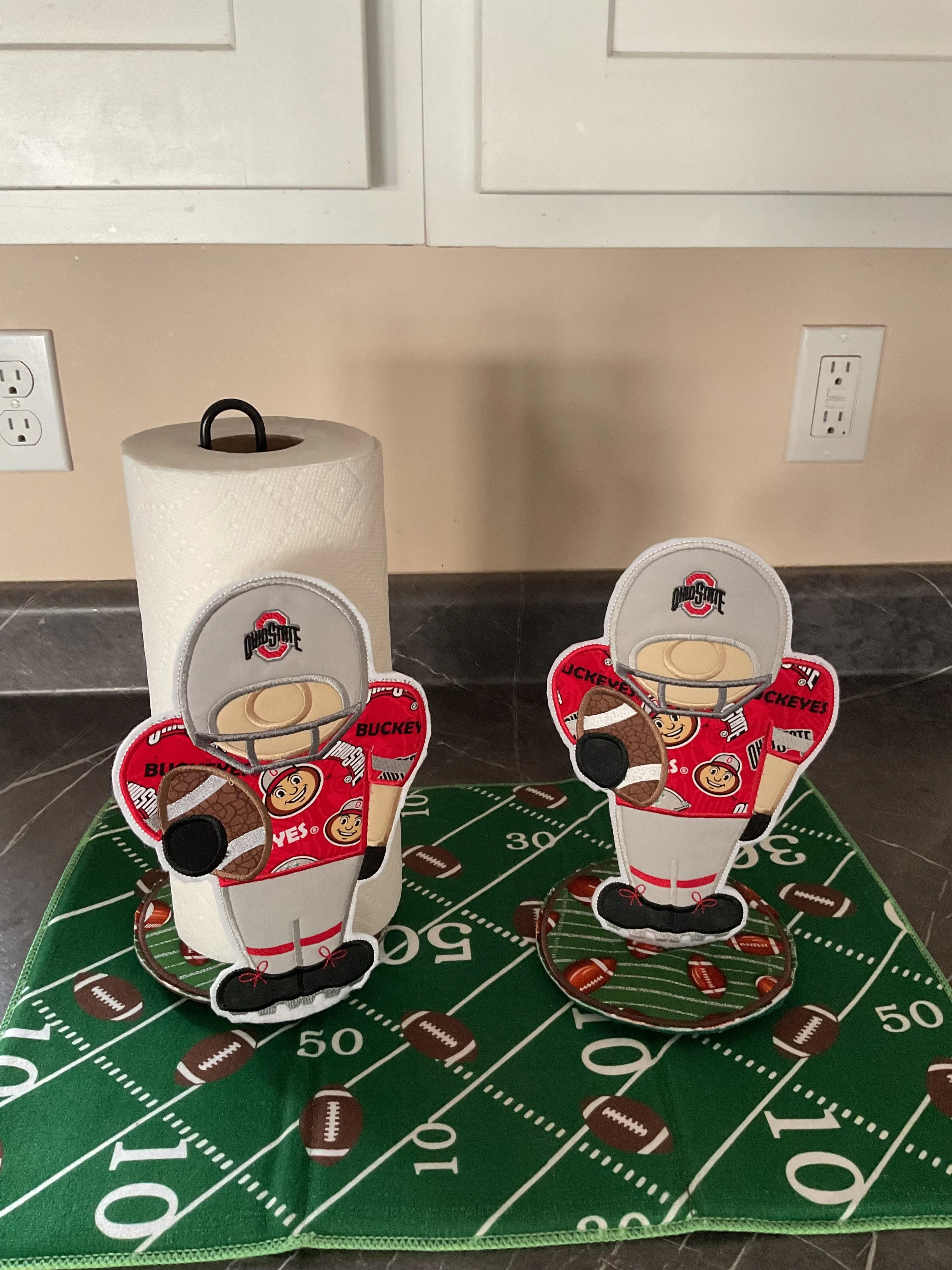 Ohio State Paper Towel Cover Character