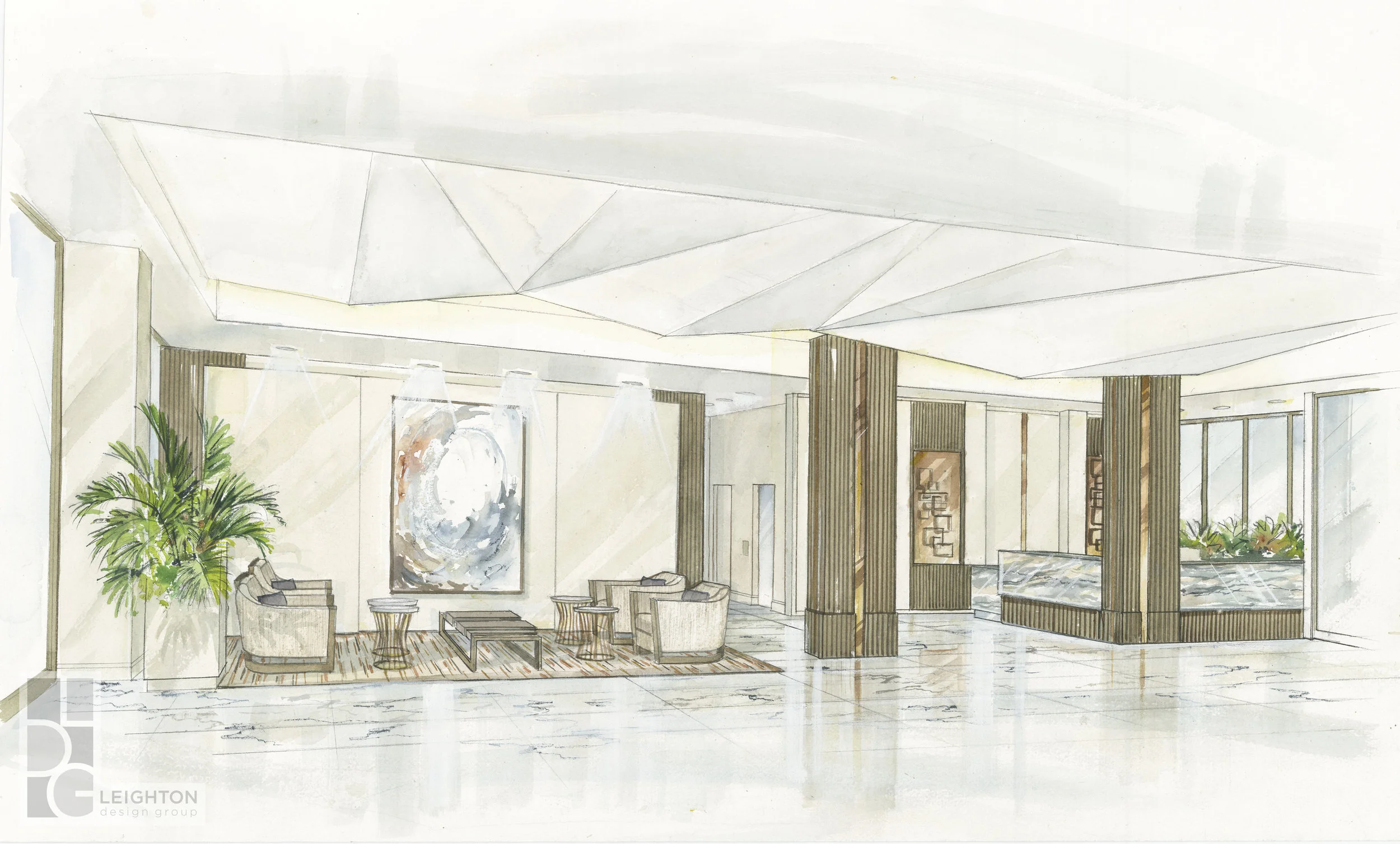 090716-Stratford Arms-Lobby Watercoloring.jpg
