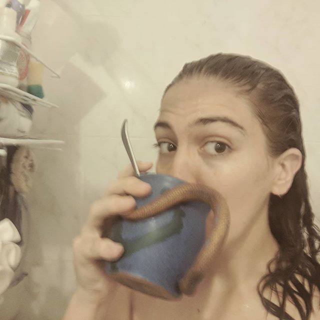 Have you ever been drinking coffee in the shower and thought..."this would make a funny selfie."