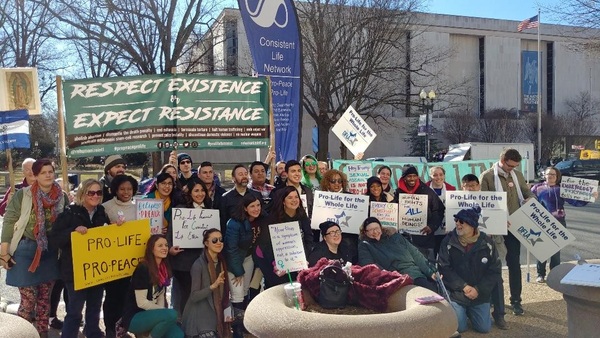Activists from the Consistent Life Network in Washington, D.C. Source: CLN