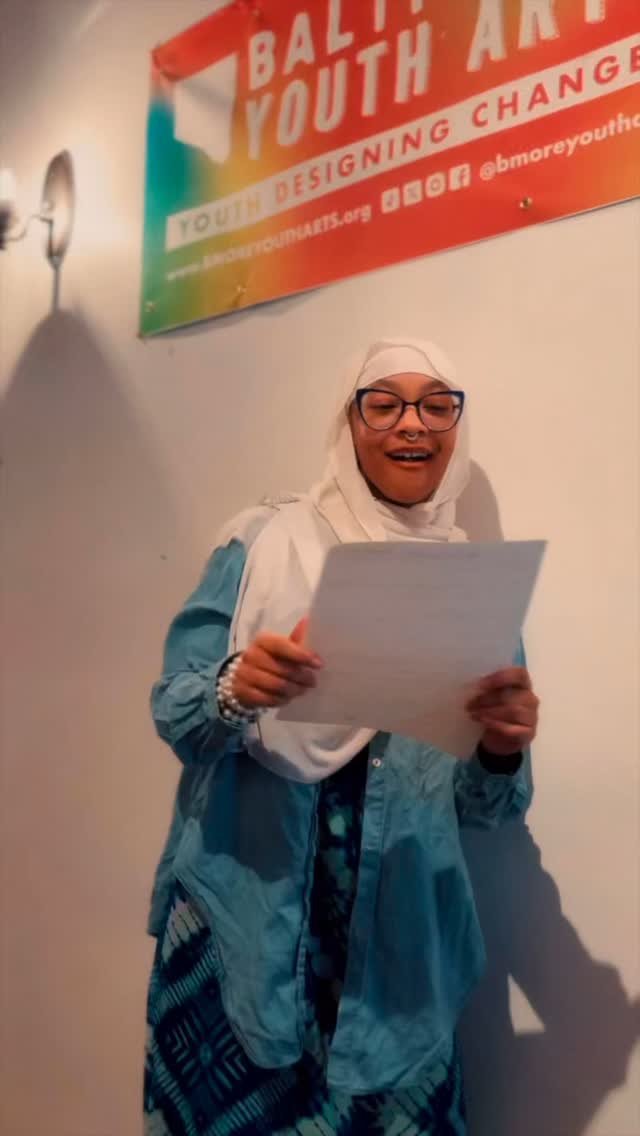 Our outstanding apprentices put their big brains together and created a group poem. Let those who have ears hear 👂 #baltimore #youthprogram #artstudio #artist #supportthearts #donate #poetry