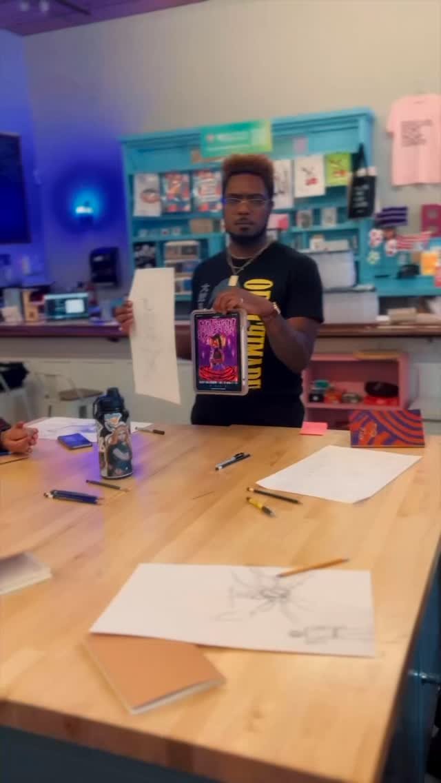 Wow these kids have real talent, don’t you think? 🤩 #baltimore #youthprogram #artstudio #artist #supportthearts