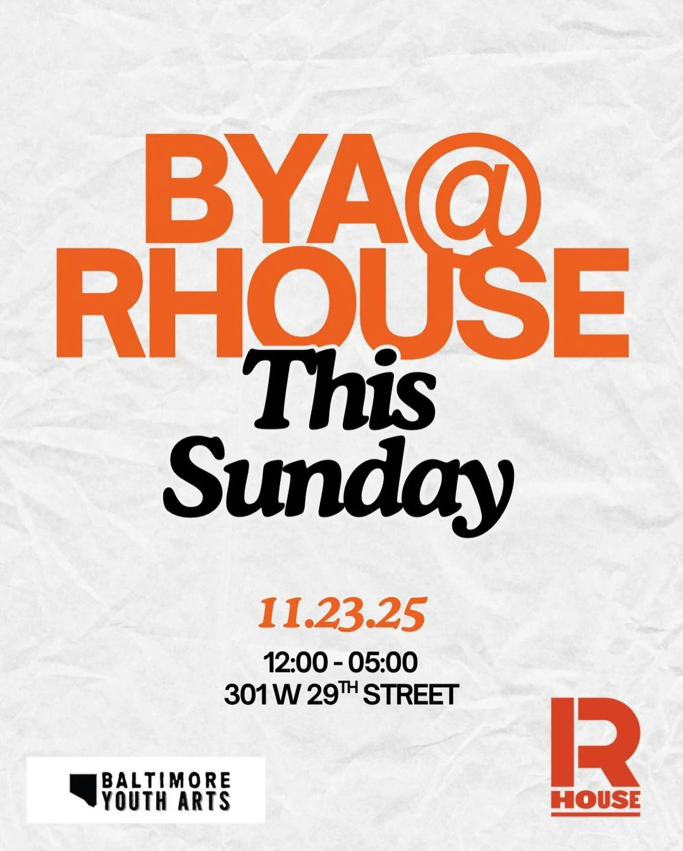 We&rsquo;ll be at R house tomorrow, 11/23 from 12-5pm! Come say hi!