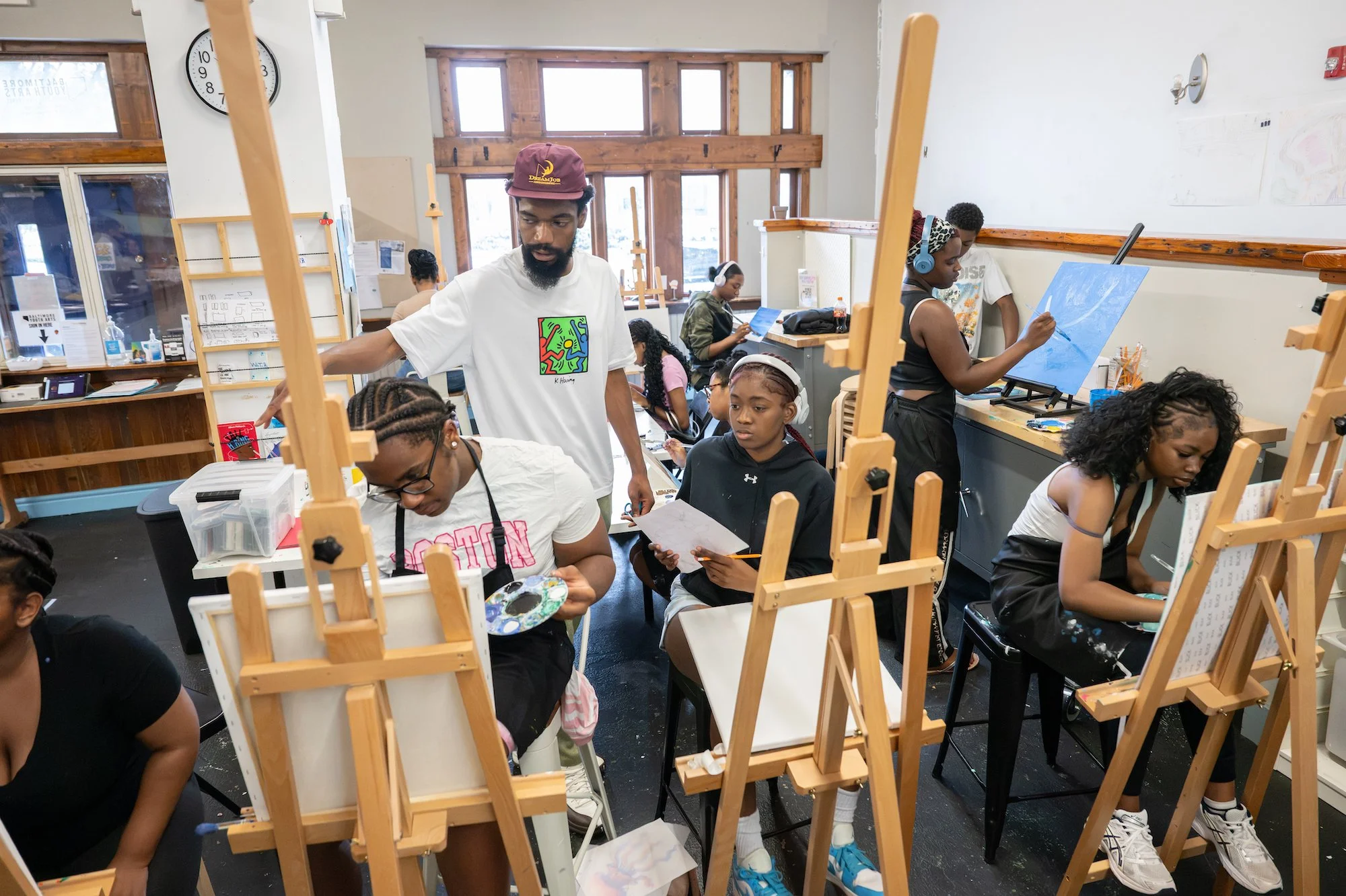 Harbor Wetland Unveiling: Baltimore Youth Arts Apprentices Debut New Artwork at the National Aquarium