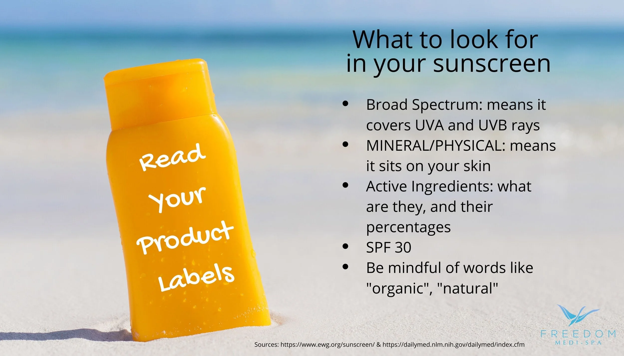 What's In Your Sunscreen — Freedom MediSpa