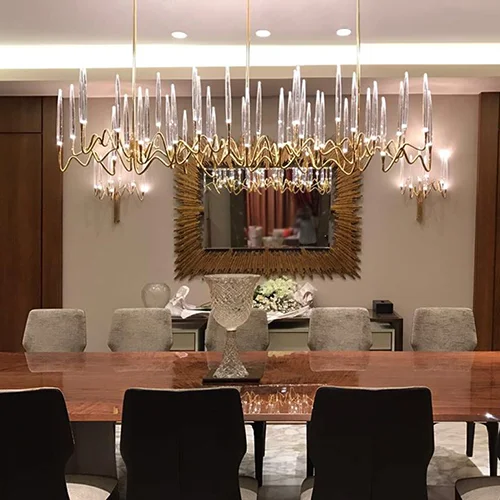 chandelier for long table