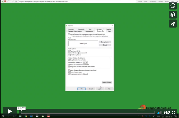 TUTORIAL #14: DICTATION BOX CUSTOMIZATION Building off the previous tutorial, this video shows you how to customize the Dictation Box, with a specific focus on customizing Hidden Mode.