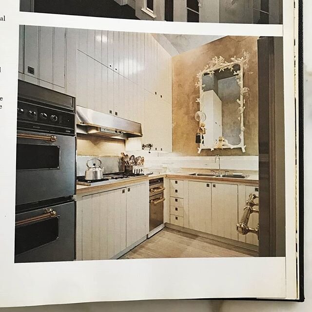 John Dickinson's Kitchen. Circa 1976. #johndickinson #kitchen #interiordesign #textures #materials #wit and #glamour