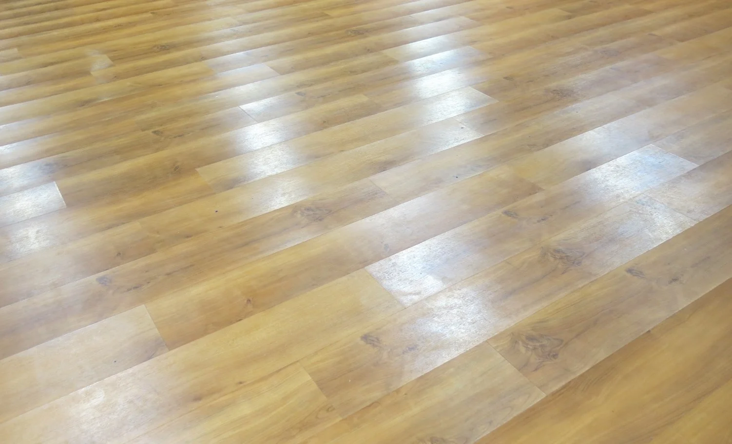 Cupping, vinyl planks (edges are higher than the center of the planks)