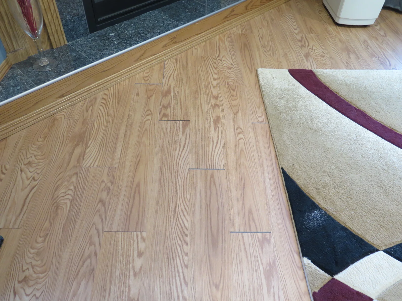 Pictures of vinyl plank problems — Do you have flooring or carpet