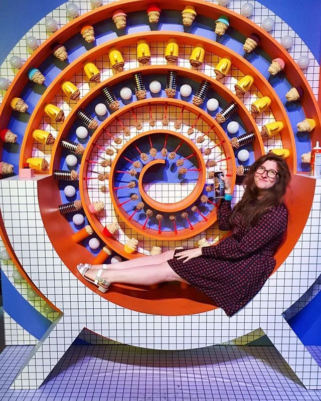 Starting the week off sweet!! The Hershey's and Reese's new whipped cream is so delicious!!! Yum 👅🍫 #29rooms #exploretheview #viewfromoverhere