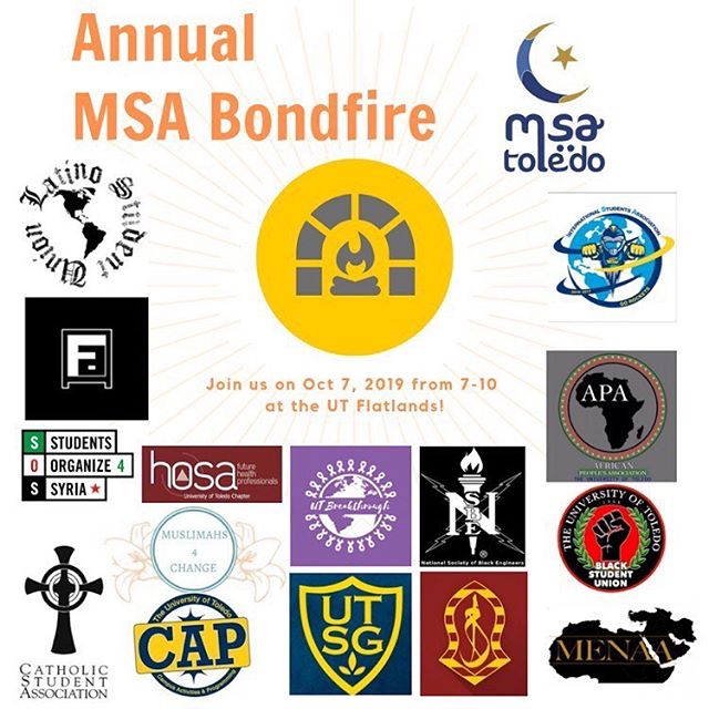 Join us & several other organizations today at MSA’s Bondfire in the Flatlands from 7-10!