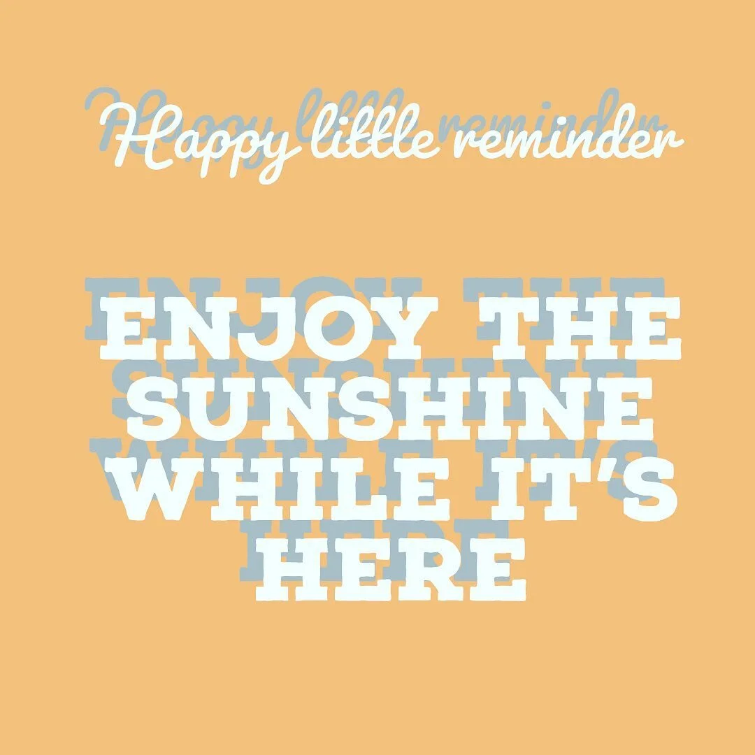 It feels like it&rsquo;s been forever since the #sun has come out to say hello. Go #enjoy some of those #beautiful sunshiny rays today!