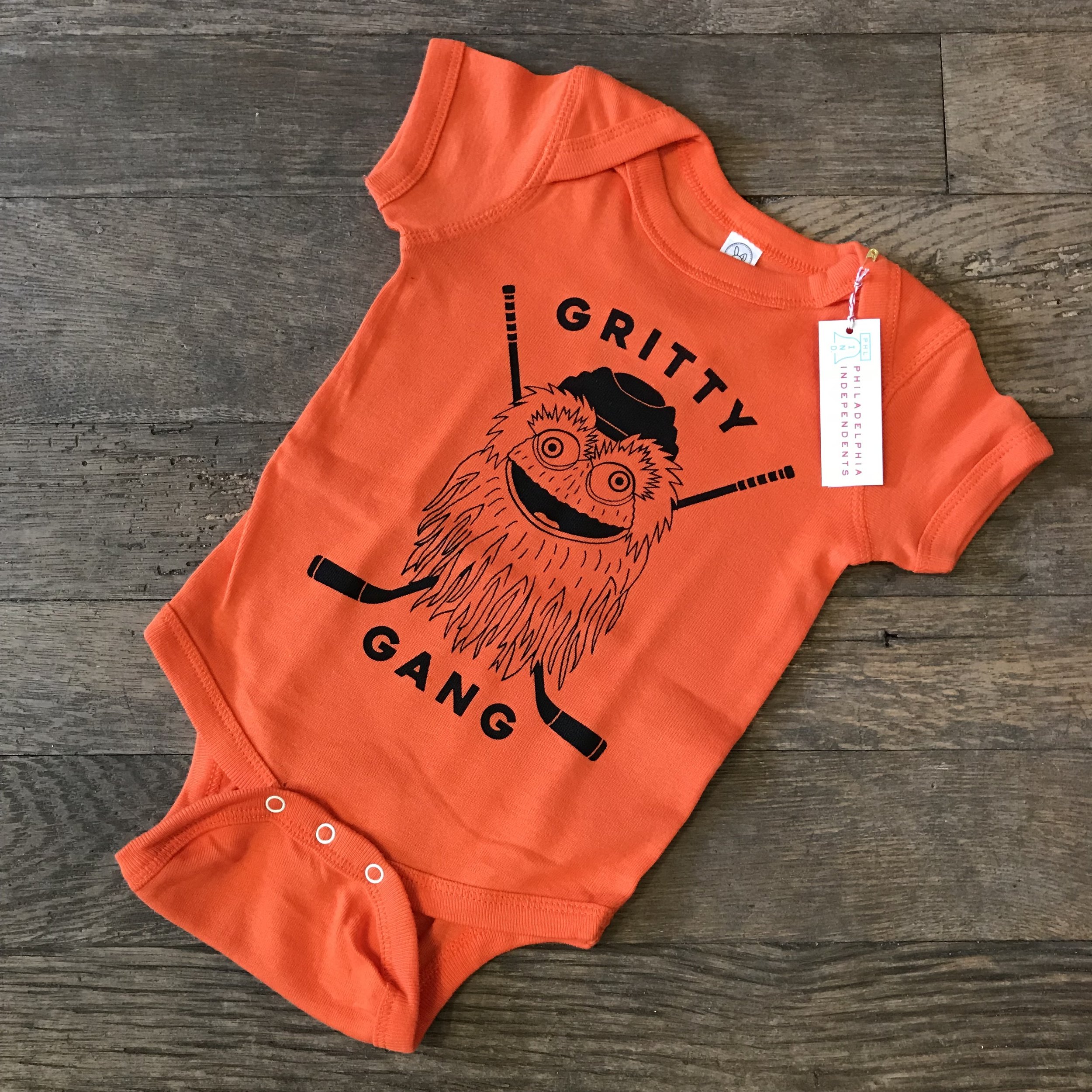 Gritty Gang Baby Onesie — Philadelphia 