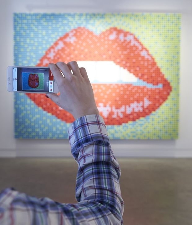 Interactive art.