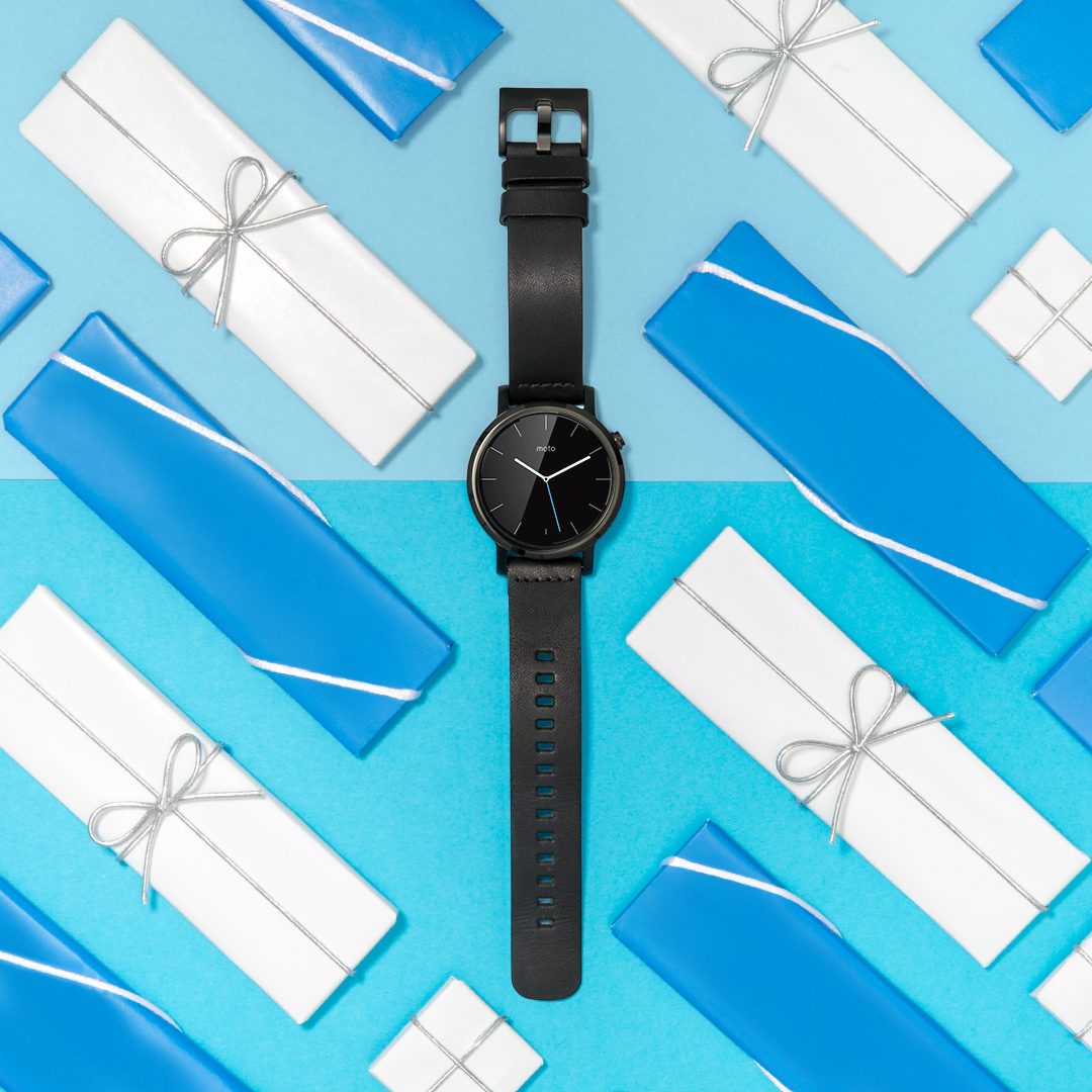 Gear up for #GiftingGlory #Moto360 #WinTheHolidays