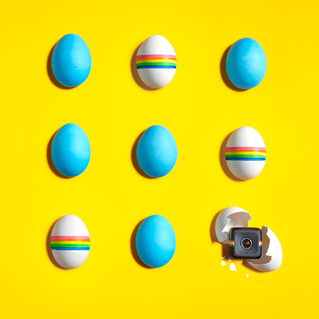 Here's hoping you find some eggs that don't just have candy in them. #HappyEaster #PolaroidCube
