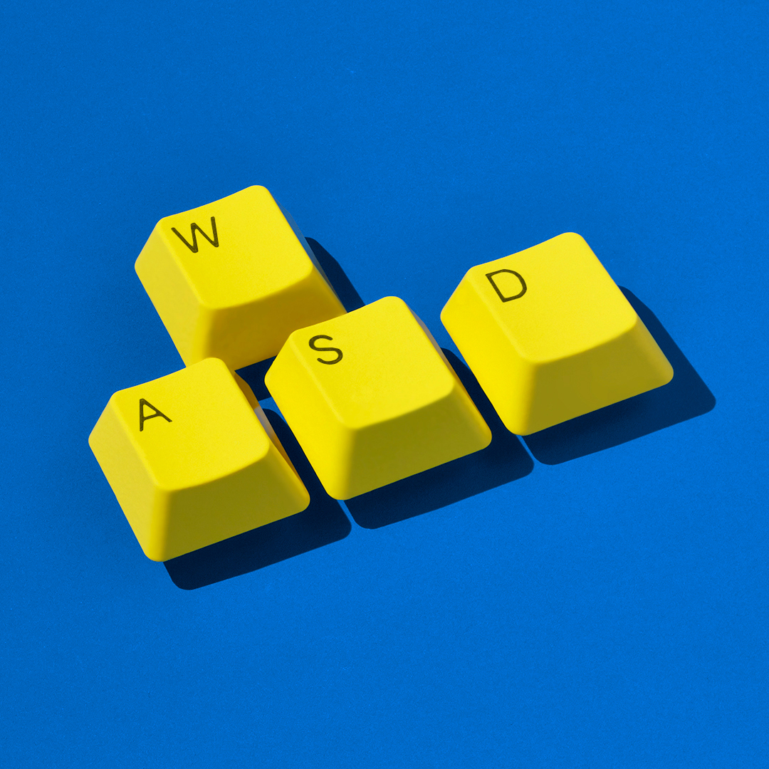If these keys mean something special to you, then you mean something special to us. #Gamers #WASD