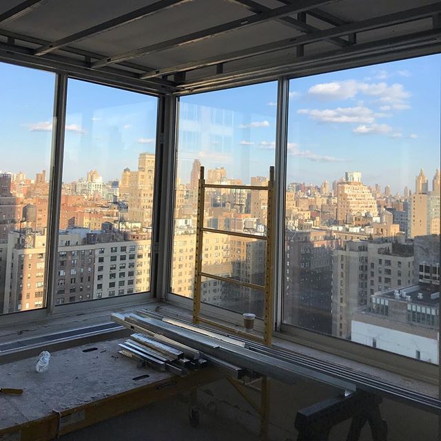 View from job site- uws nyc