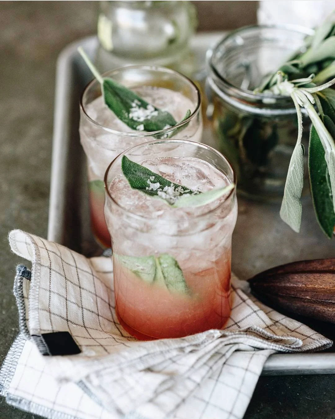 grapefruit, honey & sage margarita @KCHYSMITH, the young austinian