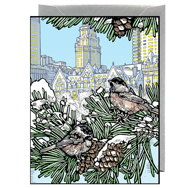 Chickadees at the Dakota