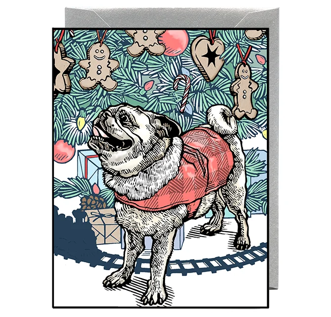 Hungry Pug and Cookies