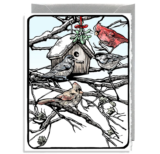 Bidhouse in the Snow