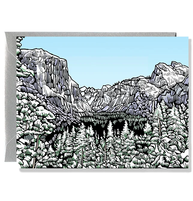 Snowy Day at Yosemite