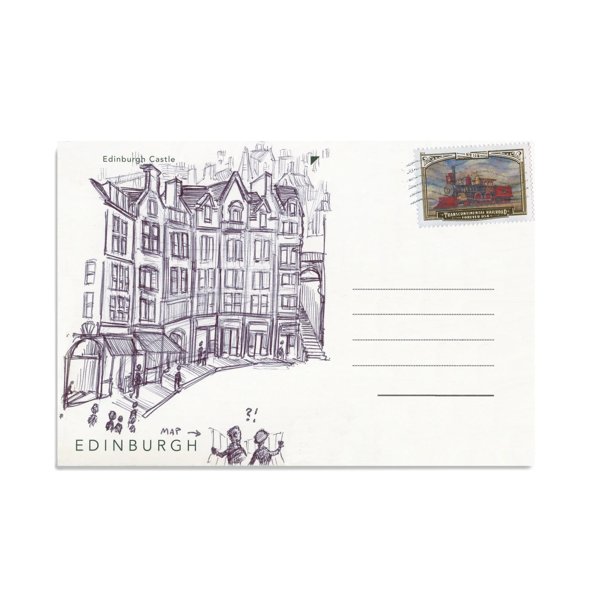 Edinburgh View from Street Post Card.jpg