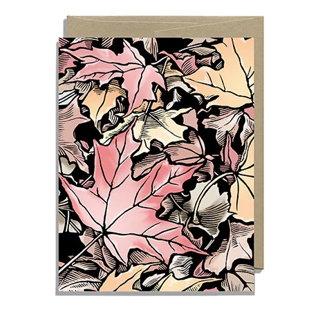 Autumn Leaves Kraft Envelope