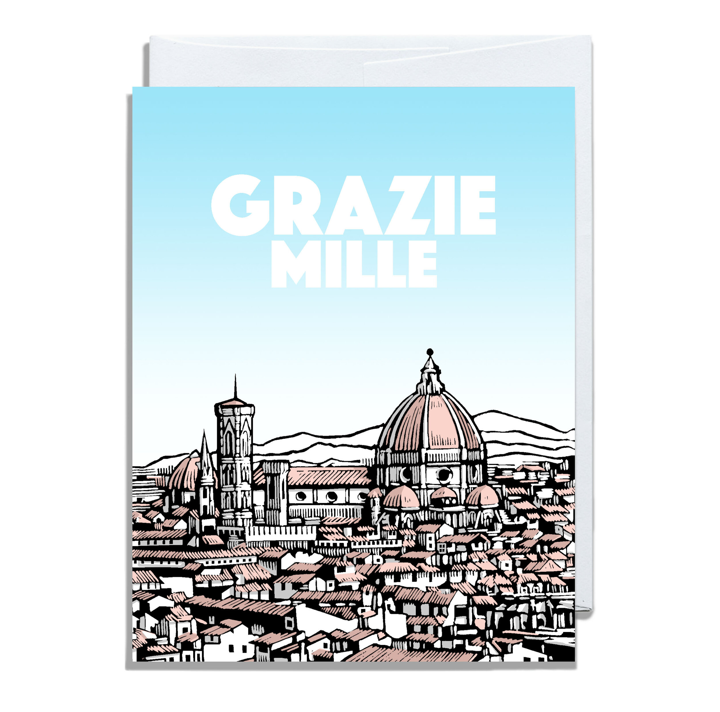 Grazie - Italy Thank You Card
