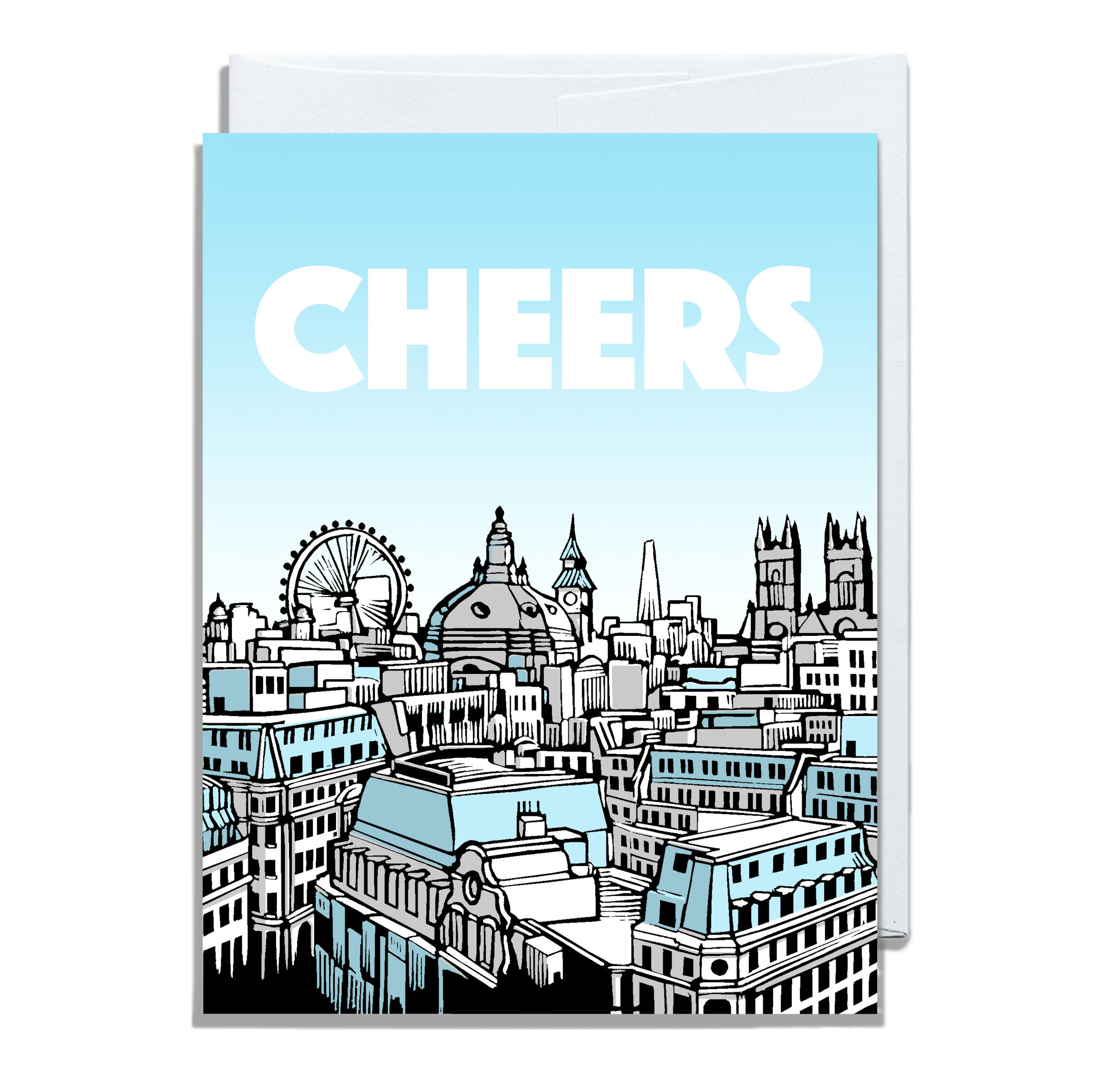 Cheers - London Thank You Card