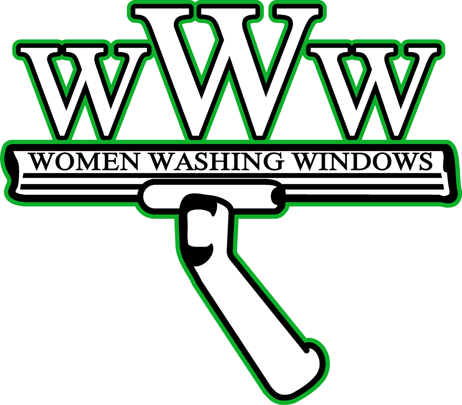 Women Washing Windows