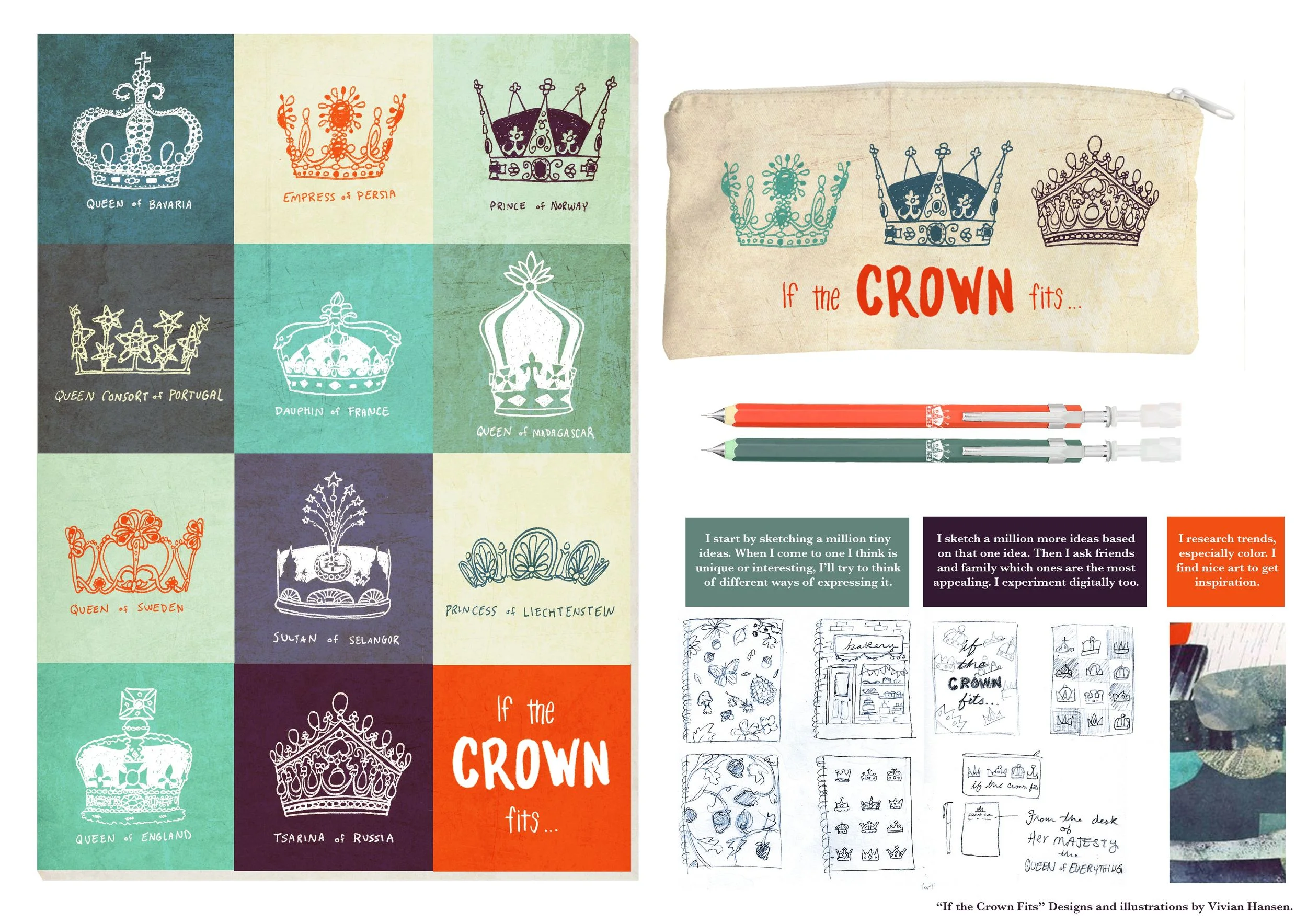 If the Crown Fits Stationery Set