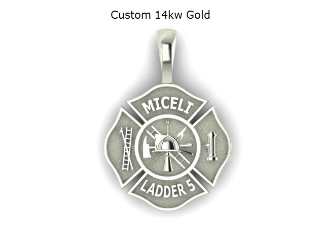 Jewelry And Gifts For Firefighters Police - Custom Made Firefighter Pendant