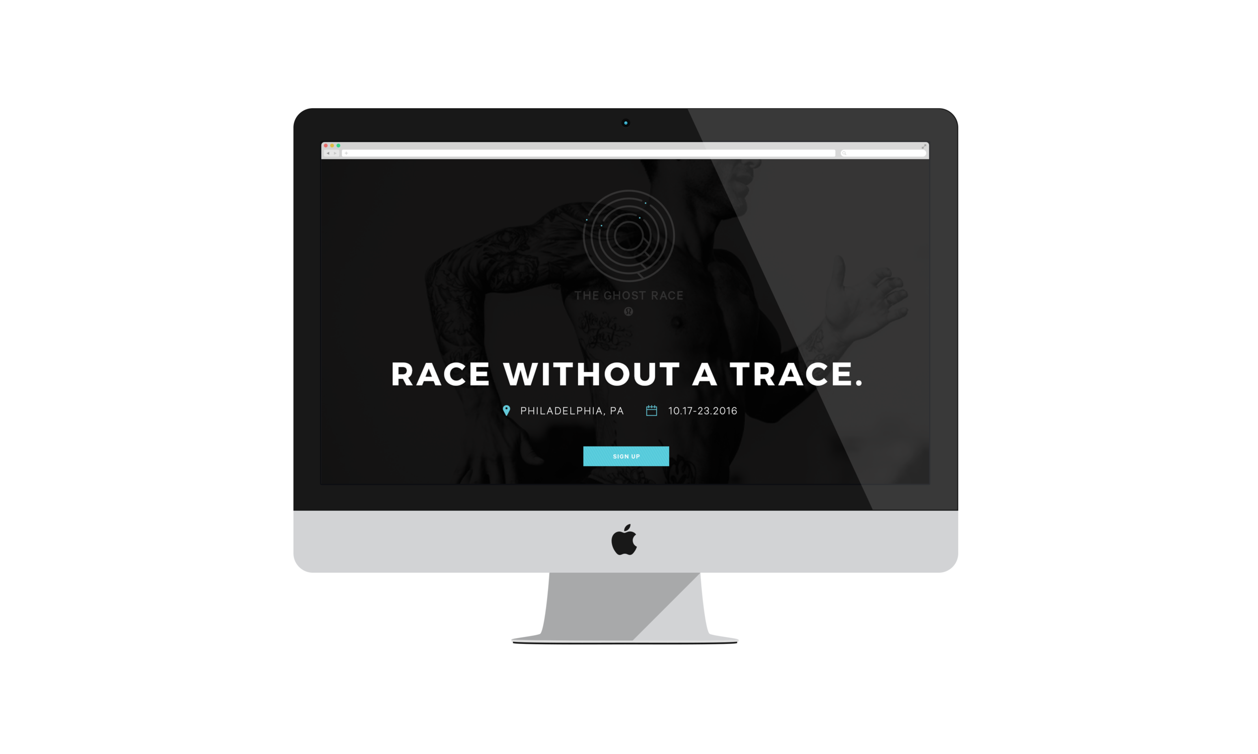  lululemon The Ghost Race Landing Page