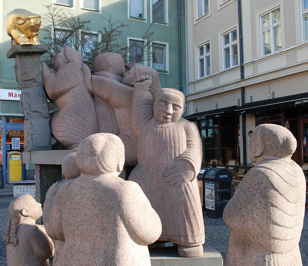 Pye Engström: Vår enighets fana (1984). Foto: Bengt Oberger